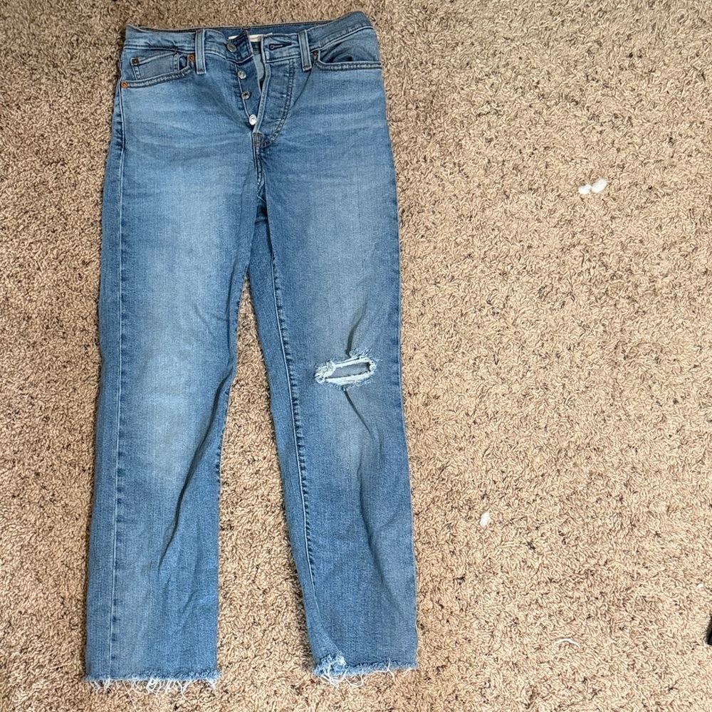 Classic Blue Straight Leg Women's Jeans